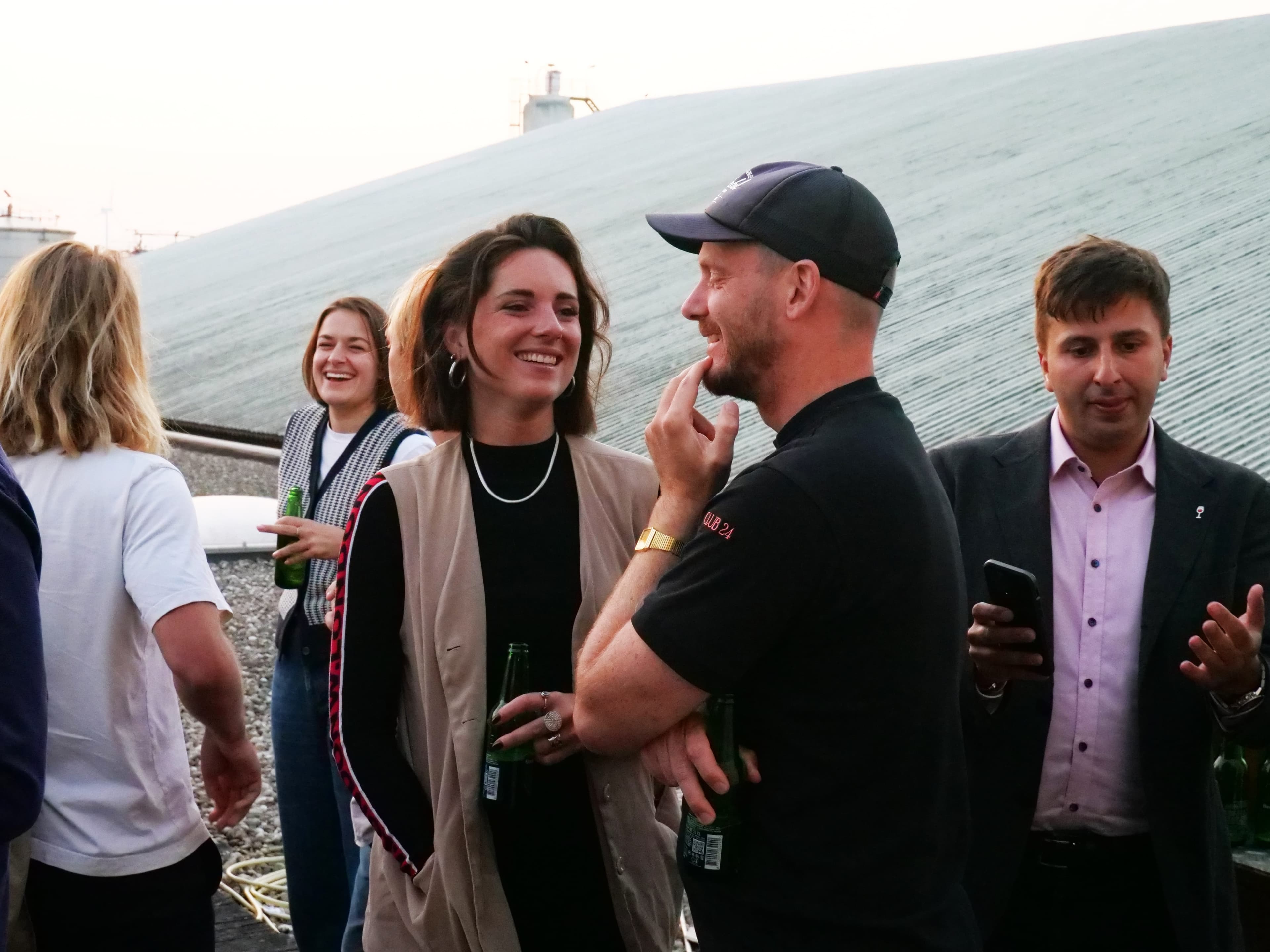Members deep in conversation at a FounderFuel evening